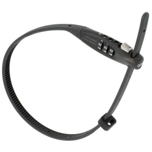 Abus SLOT KABEL COMBIFLEX TRAVELGUARD 45CM ZW Zwart