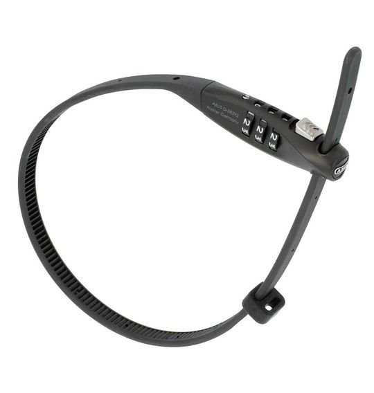Abus SLOT KABEL COMBIFLEX TRAVELGUARD 45CM ZW Zwart