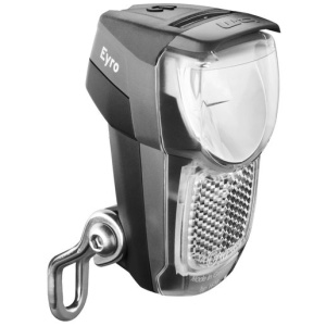 Busch + Müller koplamp Eyro usb 30 / 10 lux Zwart