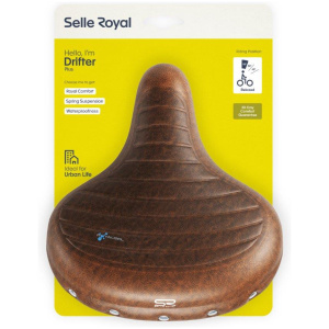Selle Royal ZADEL SR 5111UDTD DRIFTER PLUS RELAXED UNI BR Zwart