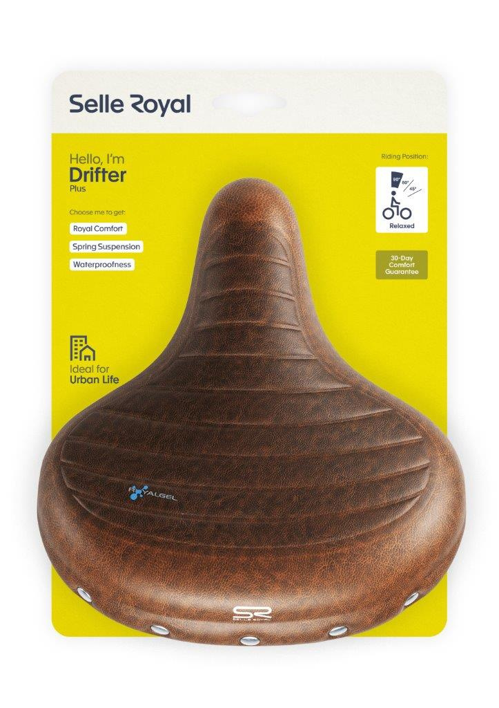 Selle Royal ZADEL SR 5111UDTD DRIFTER PLUS RELAXED UNI BR Zwart