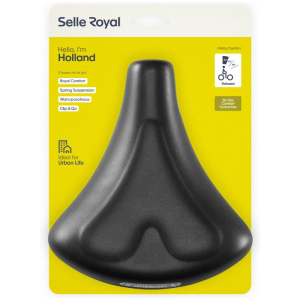 Selle Royal ZADEL SR 82615G2A HOLLAND RELAXED UNI ZW Zwart