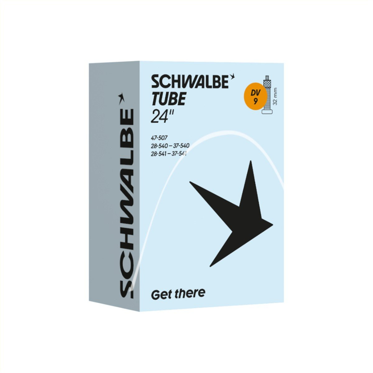 Schwalbe bnb DV9 24 inch hv 32mm Zwart