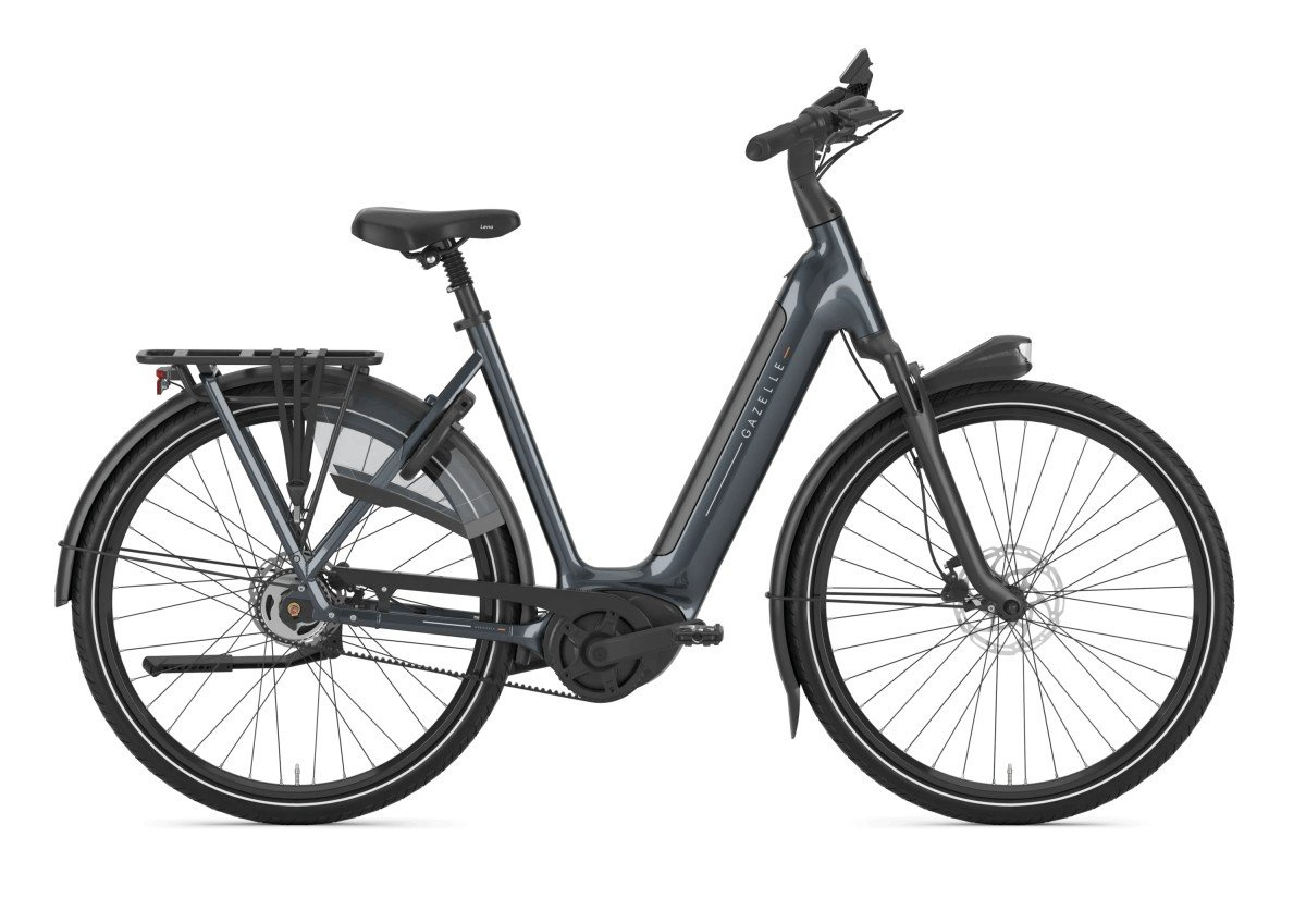 Gazelle Grenoble C5 Anthracite Grey Glans Dames