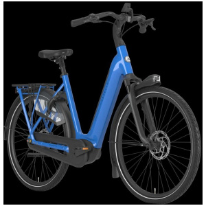 Gazelle Grenoble test e-bike Tropical Blue Glans DAMES