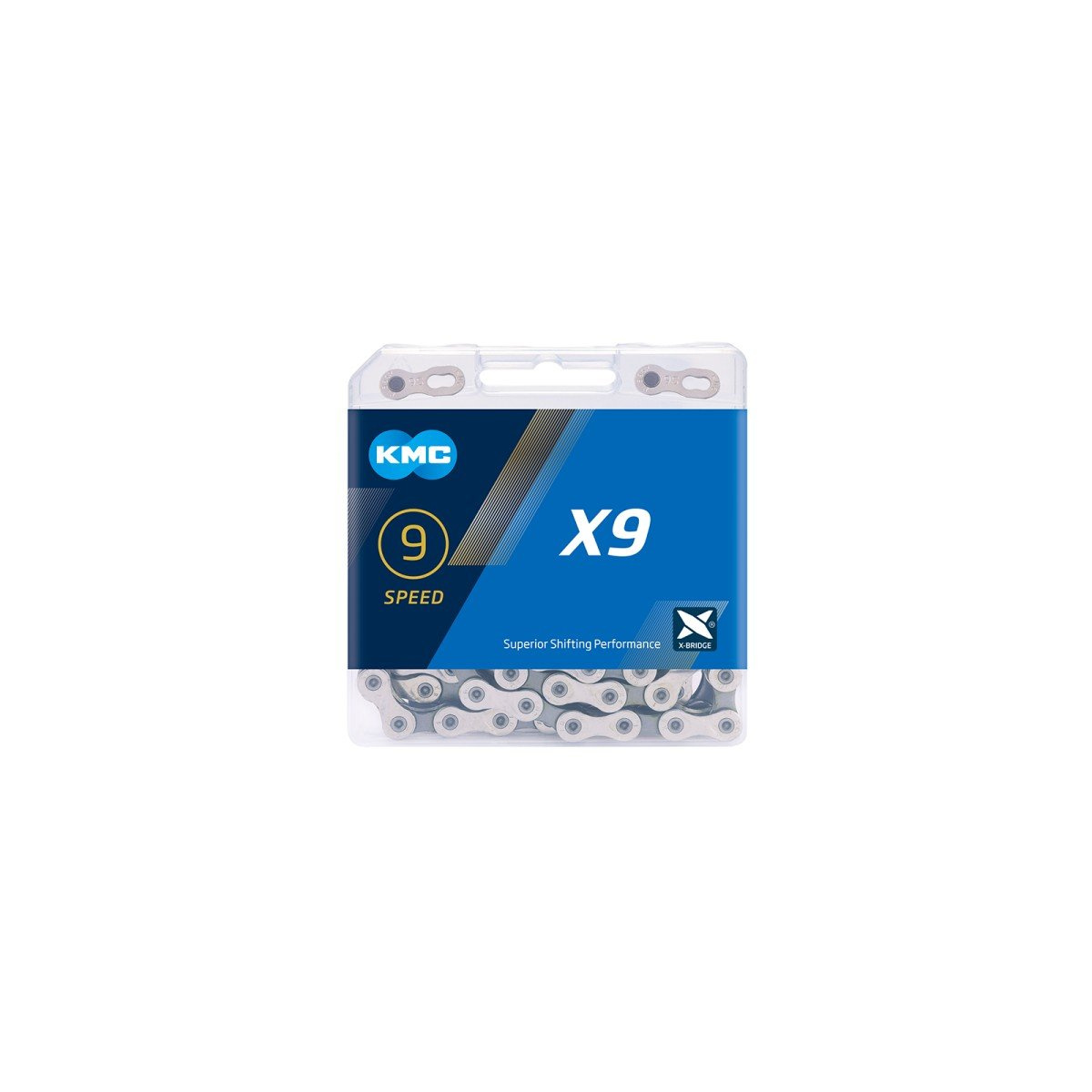 Kmc KETTING 9V 11/128 X9 122 ZI/GRY Grijs|Zilver - Afbeelding 2