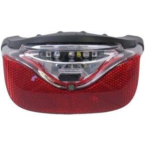Gazelle GAZ ACHTERLICHT POWER VISION 2 LED BATT GEINT Rood|Zwart