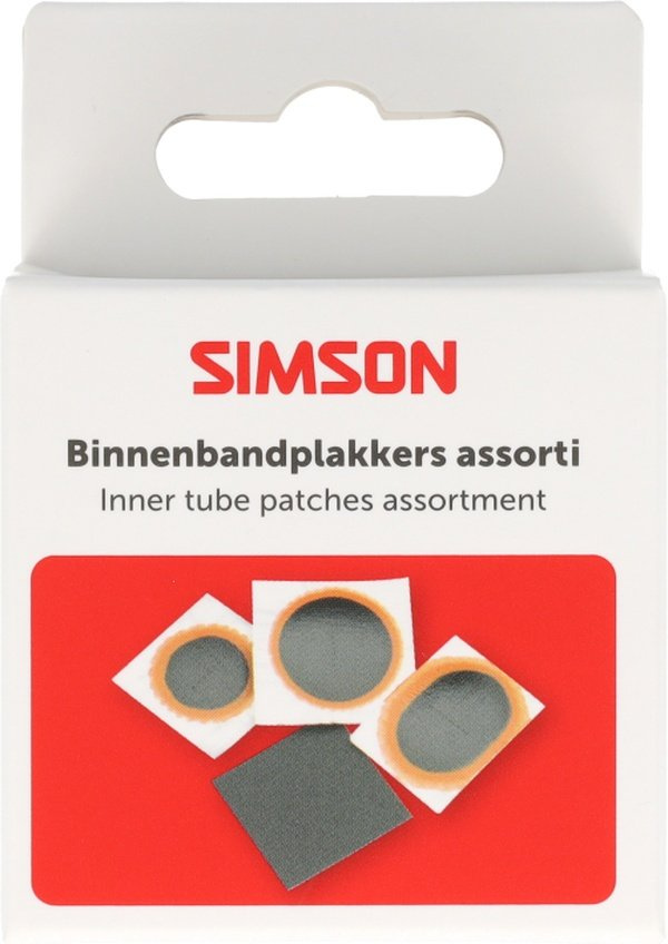 Simson binnenbandpleisters assortiment 9-delig