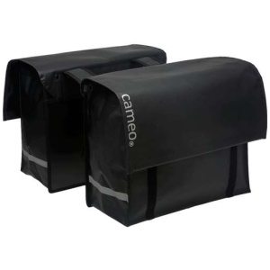 Cameo fietstas dubbel bisonyl dull Black