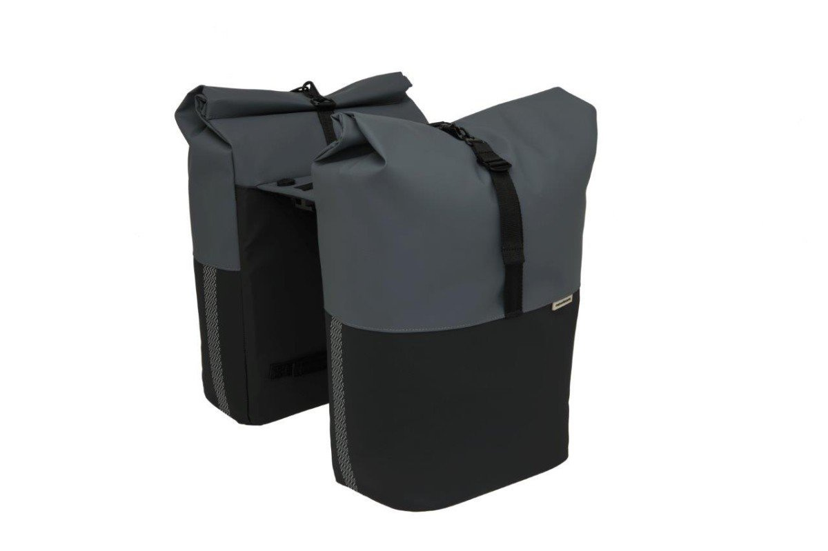 New Looxs TAS NYBORG DOUBLE MIK DGRY/ZW Dark Grey/Black - Afbeelding 2