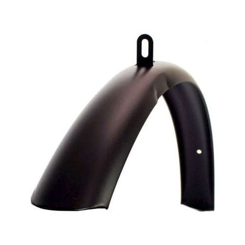 Unbranded Voorspatbord 28" transport Urban 60 mm breed - mat Mat Zwart - Afbeelding 2