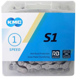 Kmc KETTING 1V 1/8 S1 WIDE RB 112 GRY Grijs