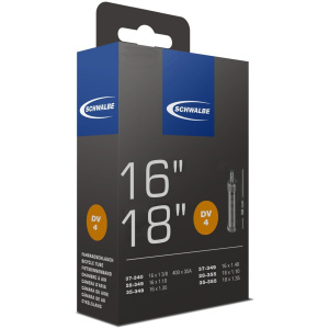 Schwalbe BIB 16X11/8-13/8-135 SC DV (32) DV4 Zwart
