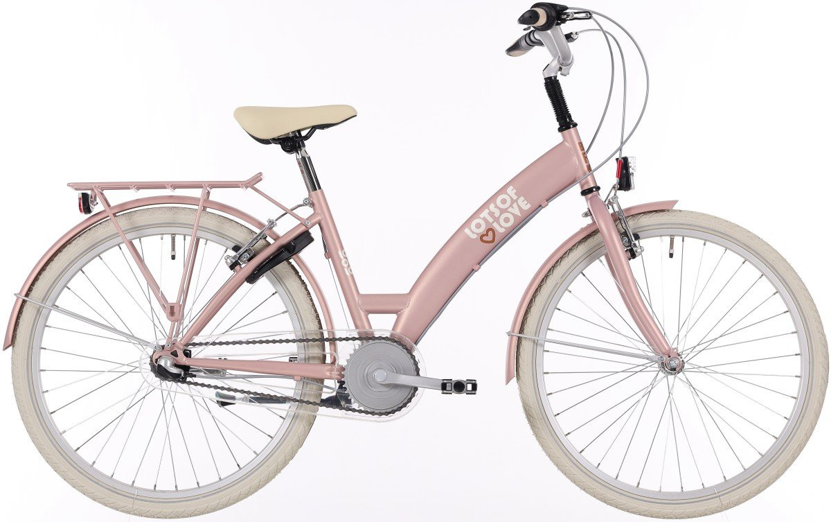 Bike Fun Lots of Love Mat Roze Meisjes